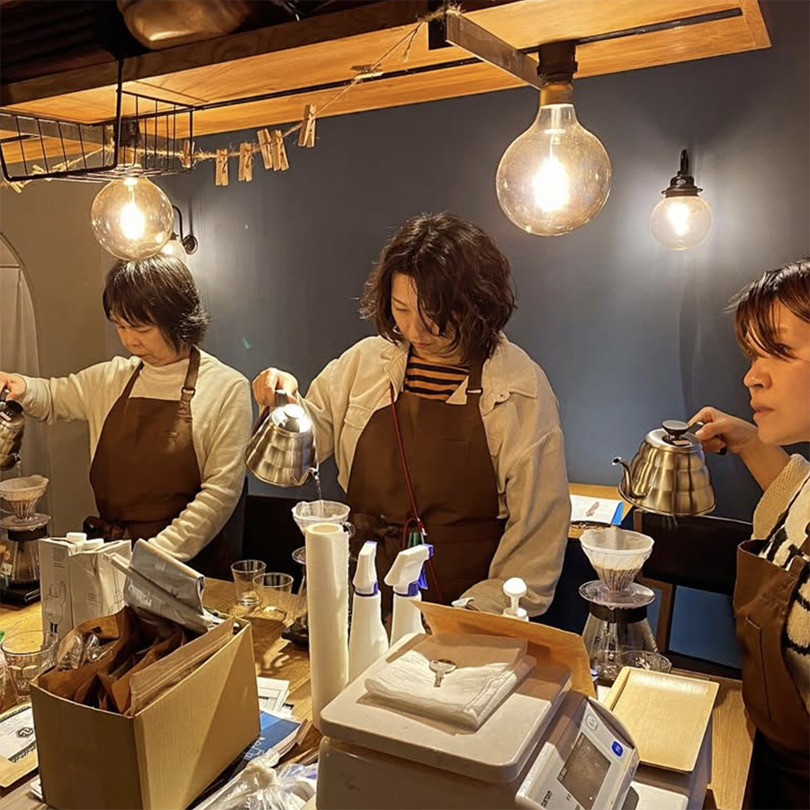 リアルカフェを使った授業