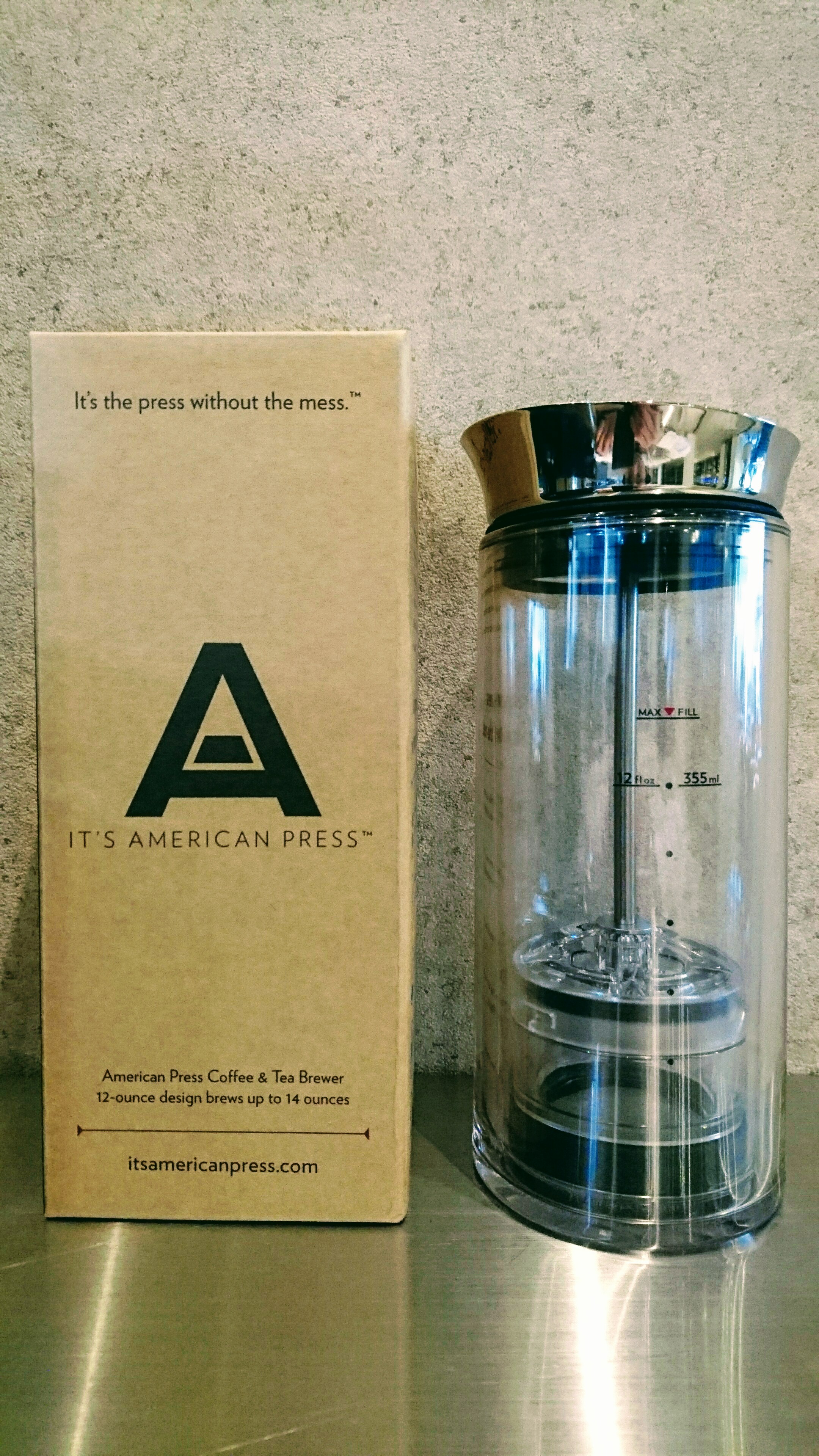 最新コーヒーメーカー「AMERICAN PRESS（アメリカンプレス）」が導入